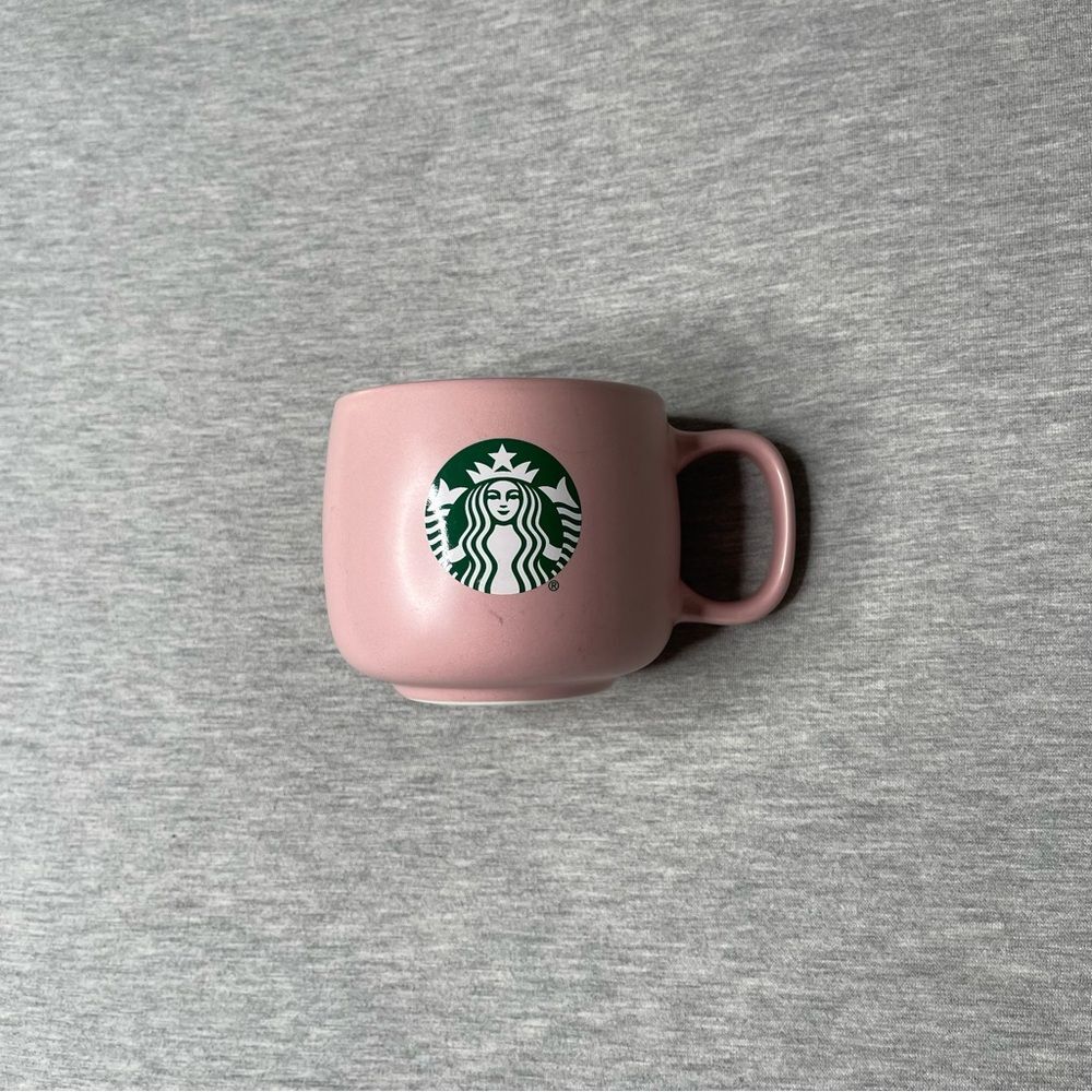 Starbucks Pastel Stoneware Flat Bottom 12 Oz Coffee Mugs 2 PCS. Set - Picture 6 of 14